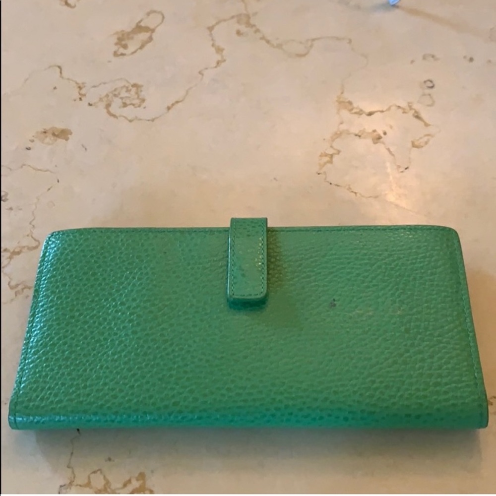 Lola Green leather wallet